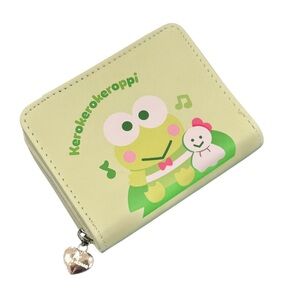 Kerioppi Pocket Wallet Zip and Snap Closure Card and Money Holder Silver Charm